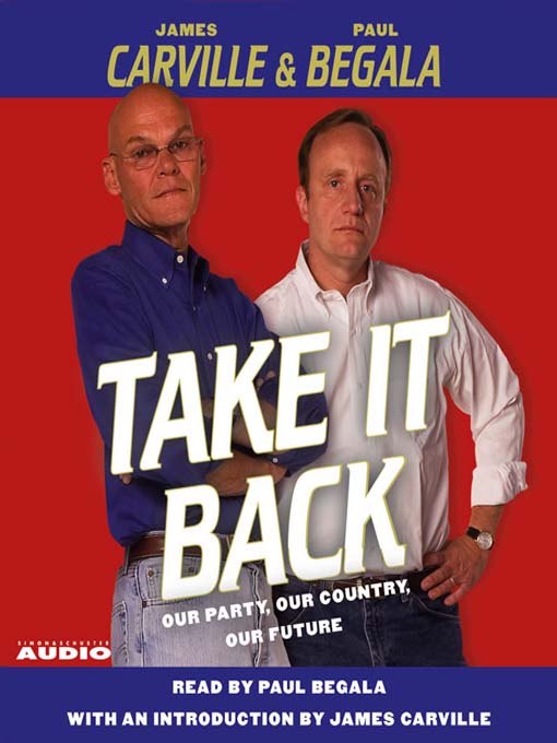 Title details for Take It Back by James Carville - Available